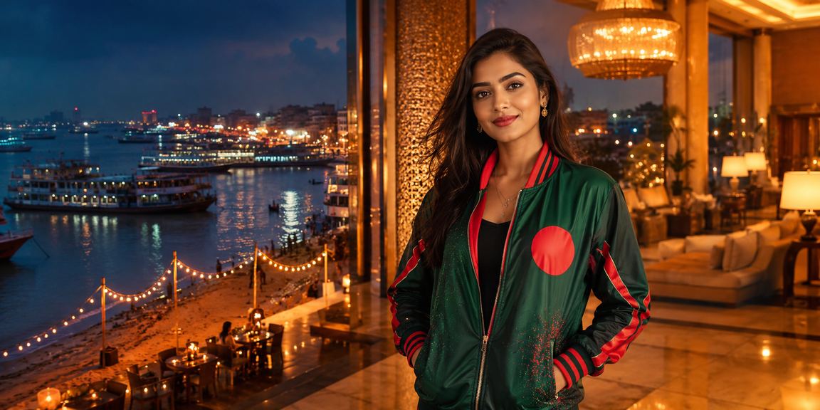 ঢাকার একটি বেঞ্চের পাশে ক্রিকেট বেটিং উপলক্ষ্যে সমুদ্র সৈকত দৃশ্য